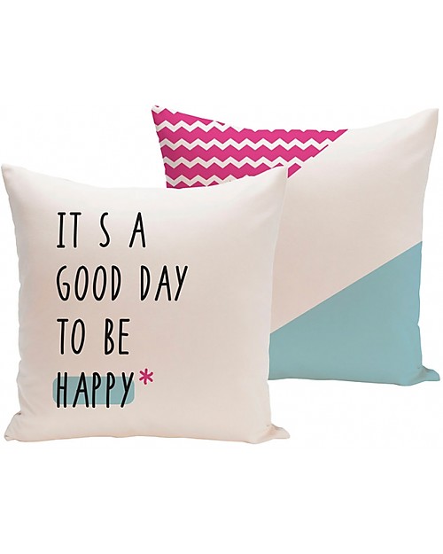 UO* Federa cuscino It's a Good Day to Be Happy unisex