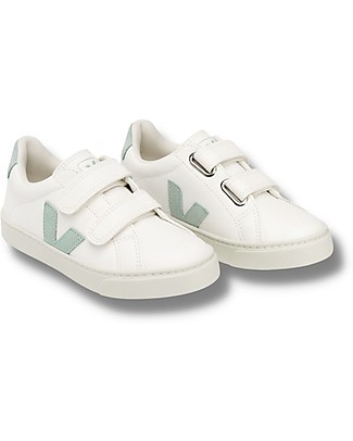 Veja Sneakers Esplar Velcro Chromefree Leather - ExtraWhite Matcha - Stile e Tecnologia con Animo Green Sneakers