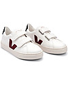 Veja Sneakers Esplar Velcro - Extra White Marsala Black - Stile Tecnologia e Animo Green Sneakers