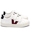 Veja Sneakers Esplar Velcro - Extra White Marsala Black - Stile Tecnologia e Animo Green Sneakers
