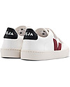 Veja Sneakers Esplar Velcro - Extra White Marsala Black - Stile Tecnologia e Animo Green Sneakers