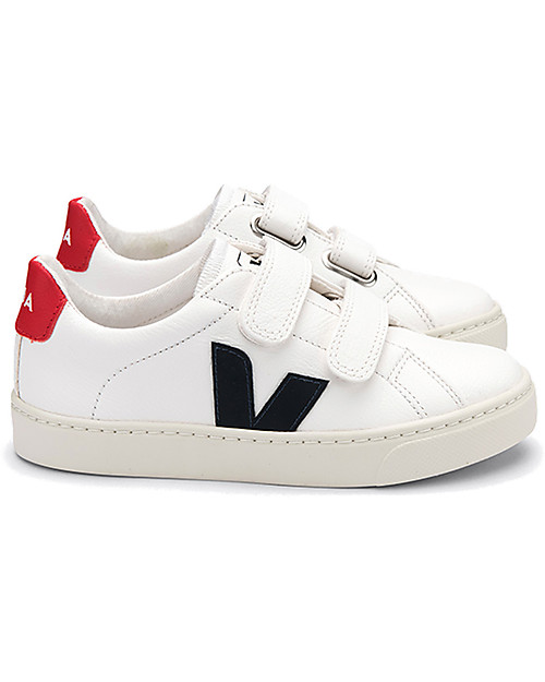 Veja Sneakers Esplar Velcro - Extra White Nautico Pekin - Stile Tecnologia e Animo Green Sneakers