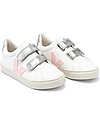 Veja Sneakers Esplar Velcro - Extra White Petale Silver - Stile Tecnologia e Animo Green Sneakers