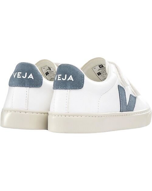 Veja Sneakers Esplar Velcro Pelle Priva di Cromo - ExtraWhite California  - Stile e Tecnologia con Animo Green Sneakers