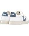 Veja Sneakers Esplar Velcro Pelle Priva di Cromo - ExtraWhite California  - Stile e Tecnologia con Animo Green Sneakers