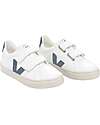 Veja Sneakers Esplar Velcro Pelle Priva di Cromo - ExtraWhite California  - Stile e Tecnologia con Animo Green Sneakers