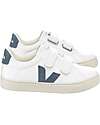 Veja Sneakers Esplar Velcro Pelle Priva di Cromo - ExtraWhite California  - Stile e Tecnologia con Animo Green Sneakers