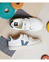 Veja Sneakers Esplar Velcro Pelle Priva di Cromo - ExtraWhite California  - Stile e Tecnologia con Animo Green Sneakers