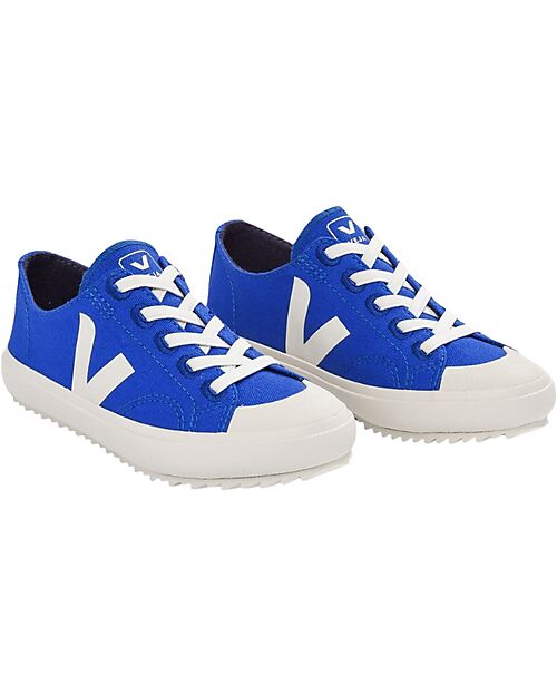 Veja Sneakers Flip - Canvas Paros Pierre - Blu/Bianco - Lacci Elastici Sneakers