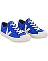 Veja Sneakers Flip - Canvas Paros Pierre - Blu/Bianco - Lacci Elastici Sneakers