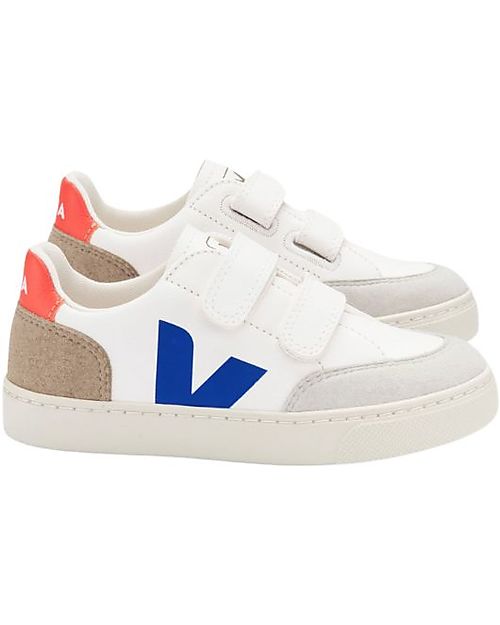 Veja Sneakers Small V-12 Velcro Chromefree - White Multimiel Sneakers
