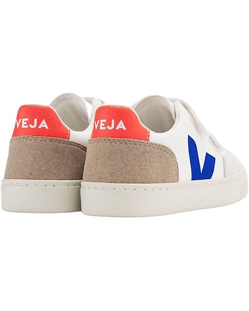 Veja Sneakers Small V-12 Velcro Chromefree - White Multimiel Sneakers