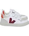 Veja Sneakers V-10 CWL - White Marsala Orange Fluo - Stile e Tecnologia con Animo Green Sneakers