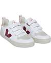 Veja Sneakers V-10 CWL - White Marsala Orange Fluo - Stile e Tecnologia con Animo Green Sneakers