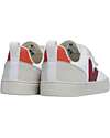 Veja Sneakers V-10 CWL - White Marsala Orange Fluo - Stile e Tecnologia con Animo Green Sneakers