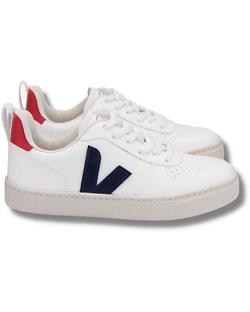 Veja Sneakers V-10 Laces CWL - White Cobalt Pekin - Stile e Tecnologia con Animo Green Sneakers