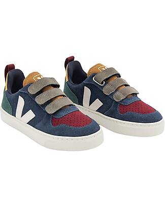 Veja Sneakers V-10 Pelle Scamosciata - Multicolor Nautico - Stile e Tecnologia con Animo Green Sneakers