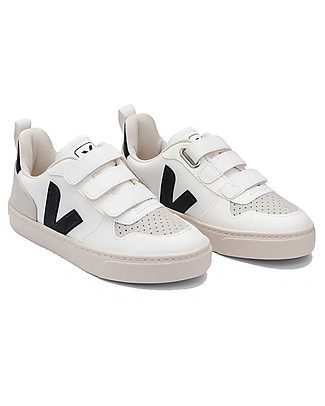 Veja Sneakers V-10 Velcro CWL - White Black - La Sneakers Vegana! Scarpe_
