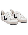 Veja Sneakers V-10 Velcro CWL - White Black - La Sneakers Vegana! Sneakers