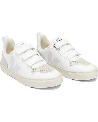 Veja Sneakers V-10 Velcro CWL - White Natural - La Sneakers Vegana! Scarpe_