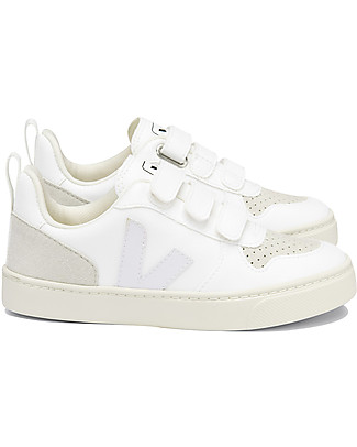 Veja Sneakers V-10 Velcro CWL - White Natural - La Sneakers Vegana! Sneakers