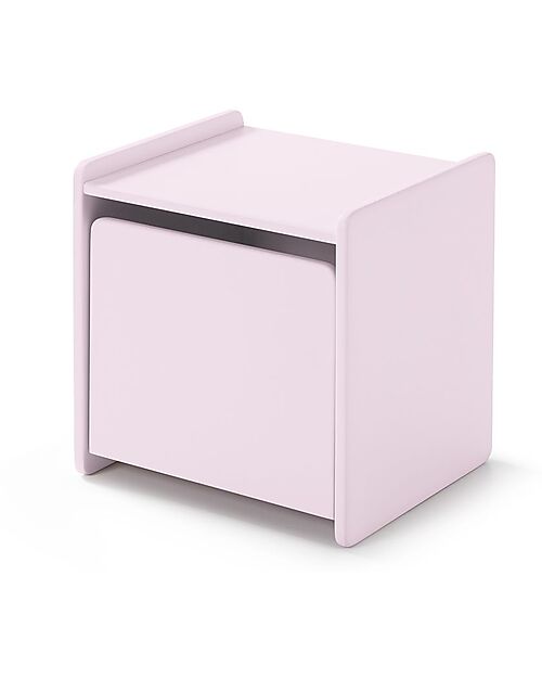 Vipack Comodino Kiddy - Rosa - 40 x 36 x 41 cm - MDF Comodini