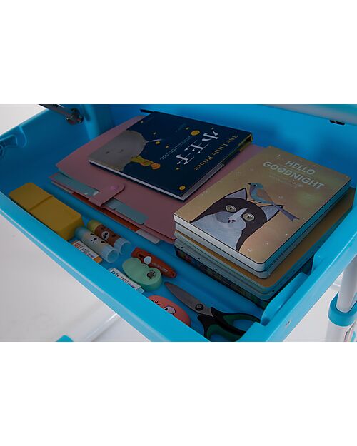 Vipack Scrivania + Sedia Comfortline - Blu - Plastica e Metallo Scrivanie