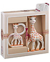Vulli Set Anello da Dentizione e Sophie La Giraffa - 100% Gomma Naturale (Confezione Regalo) Sonagli