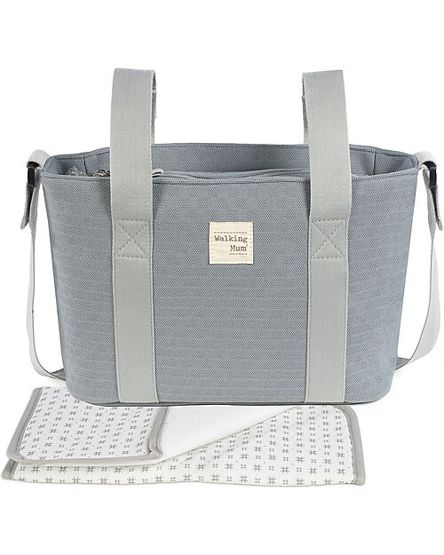 Walking Mum Borsa Crossbody Eco Mum - Cloud - Materiale Riciclato Borse Cambio