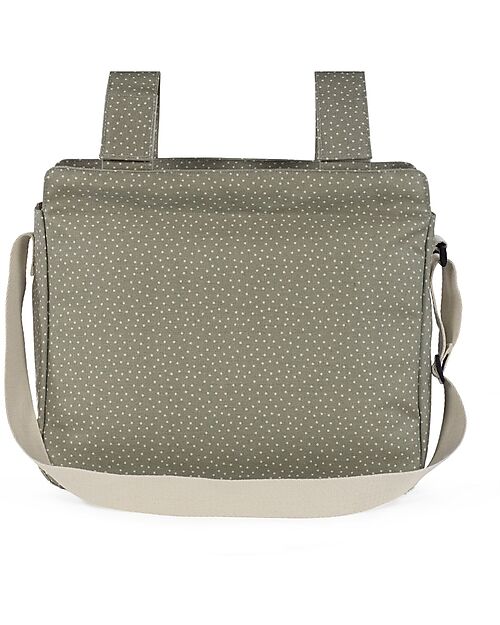 Walking Mum Borsa Fasciatoio per Passeggino - Poppy - Pois Muschio Borse Cambio