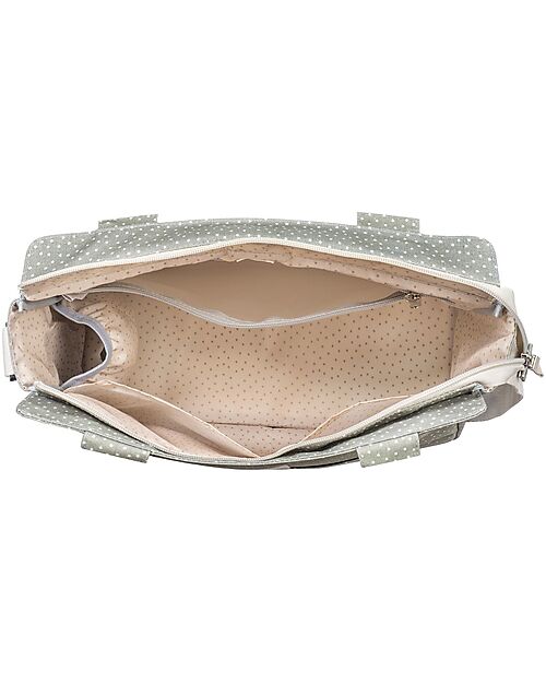 Walking Mum Borsa Fasciatoio per Passeggino - Poppy - Pois Muschio Borse Cambio