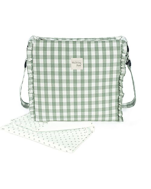 Walking Mum Borsa Fasciatoio per Passeggino - Remy - Verde Borse Cambio