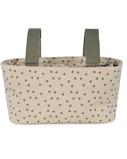 Walking Mum Borsa Organizer per Passeggino - Poppy - Cuori Muschio Borse e Organizer