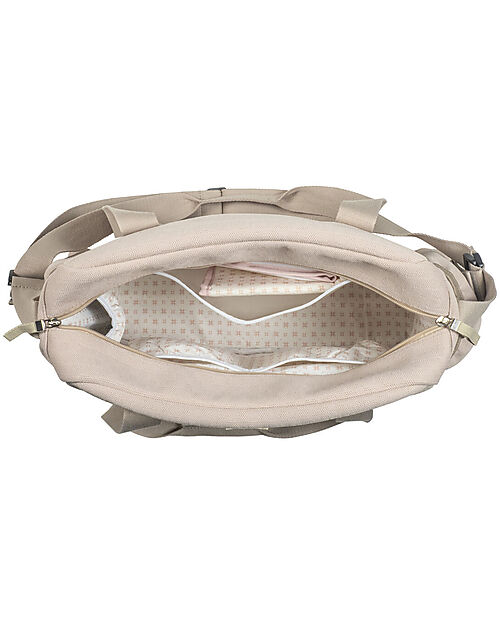 Walking Mum Borsa Passeggino Eco Mum con Fasciatoio   -  Apricot - Materiale Riciclato Borse Cambio