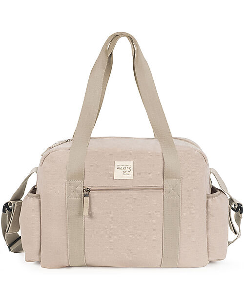Walking Mum Borsa Passeggino Eco Mum con Fasciatoio   -  Apricot - Materiale Riciclato Borse Cambio