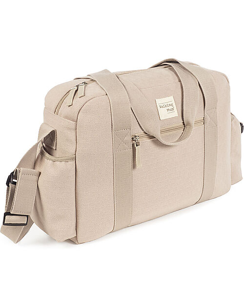 Walking Mum Borsa Passeggino Eco Mum con Fasciatoio   -  Apricot - Materiale Riciclato Borse Cambio