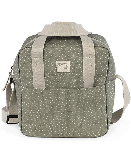Walking Mum Borsa Termica per Biberon - Poppy - Pois Muschio Borse da Viaggio