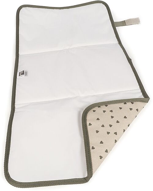 Walking Mum Fasciatoio Pieghevole - Poppy - Cuori Muschio Fasciatoi da Viaggio