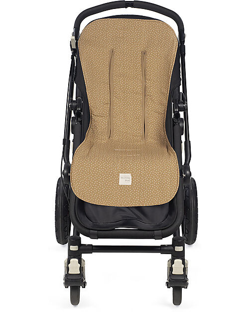 Walking Mum Materassino Poppy - Pois Cannella - 100% Cotone Riciclato Materassini e Riduttori