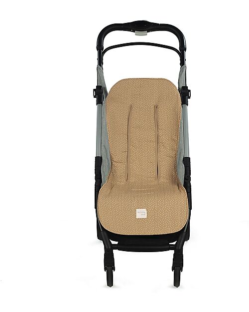 Walking Mum Materassino Poppy - Pois Cannella - 100% Cotone Riciclato Materassini e Riduttori