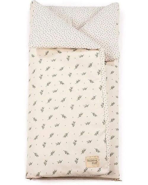 Walking Mum Sacco Nanna/Coperta Mimosa - Verde - 100% Cotone Bio Sacchi Nanna