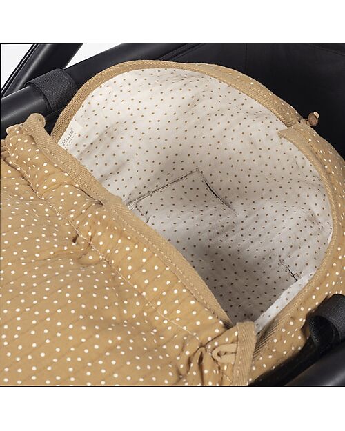 Walking Mum Sacco Nanna/Sacco Gruppo 0 Estate - Poppy - Pois Cannella - 100% Cotone Riciclato Sacchi Nanna