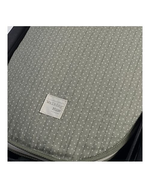 Walking Mum Sacco Nanna/Sacco Gruppo 0 Estate - Poppy - Pois Muschio - 100% Cotone Riciclato Sacchi Nanna