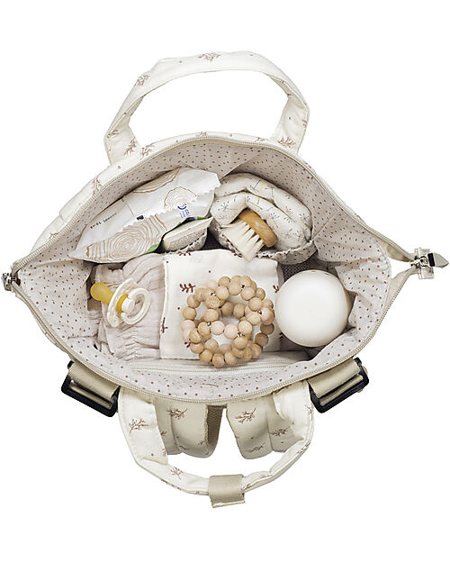 Walking Mum Zaino Mimosa - Rosa - 100% Cotone Bio Zaini Fasciatoio