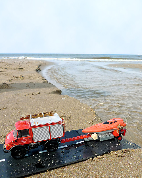 Waytoplay Pista Flessibile per Macchinine Waytoplay, 16 pezzi - Si adatta a tutte le superfici! Macchine e Trenini  in Legno