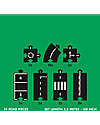 Waytoplay Pista flessibile per Macchinine Waytoplay, 24 pezzi - Si adatta a tutte le superfici! Macchine e Trenini  in Legno