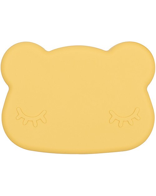 We Might Be Tiny Contenitore Orso Giallo Snackie 2 in 1 Porta Pranzo e Piatto -  Senza BPA! Contenitori Termici