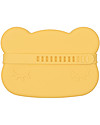 We Might Be Tiny Contenitore Orso Giallo Snackie 2 in 1 Porta Pranzo e Piatto -  Senza BPA! Contenitori Termici