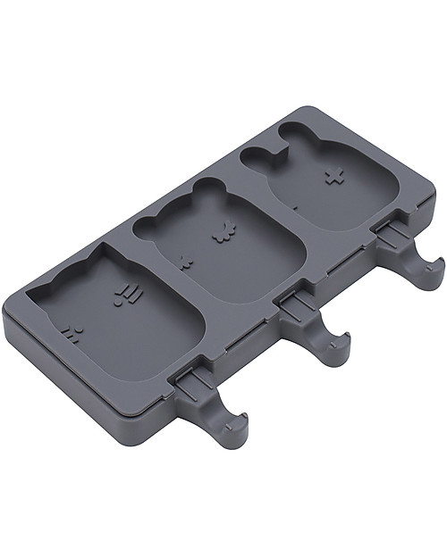 We Might Be Tiny Frostie Stampini Carbone Gatto/Orso/Coniglietto 2 in 1 Ghiaccioli e Biscotti - Senza BPA! Contenitori Termici