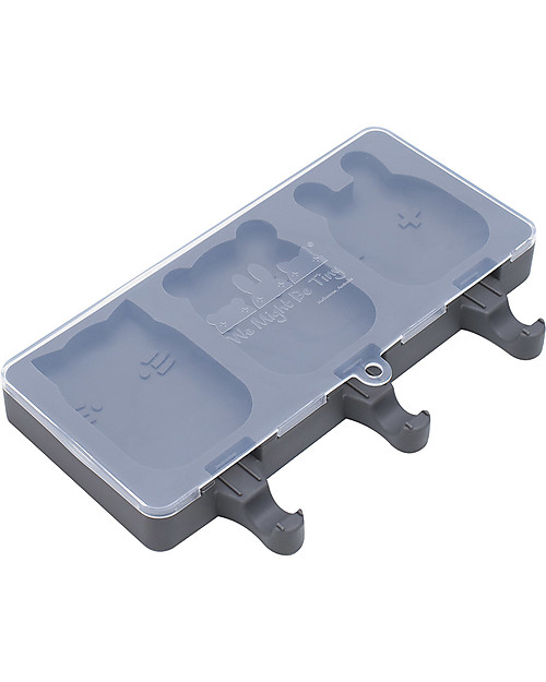 We Might Be Tiny Frostie Stampini Carbone Gatto/Orso/Coniglietto 2 in 1 Ghiaccioli e Biscotti - Senza BPA! Contenitori Termici